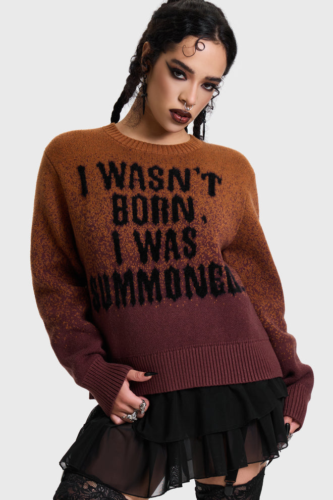 Summoned Knitted Sweater