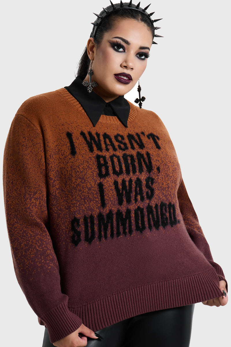 Summoned Knitted Sweater