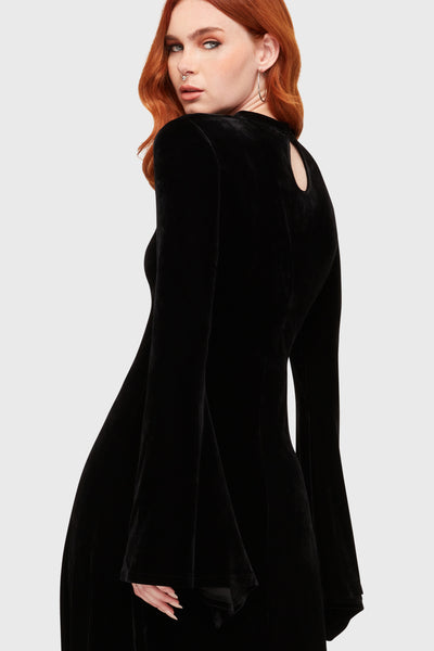 Serenade Of Shadows Maxi Dress