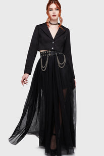Shade Empress Maxi Skirt [Black]