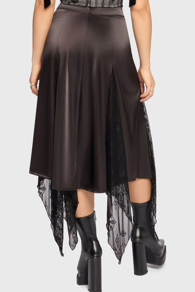 Spectral Serenity Midi Skirt