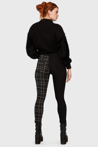 Tartan Riot Trousers [GREY]