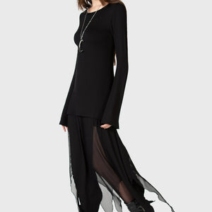 The Grimmer The Better Midi Skirt