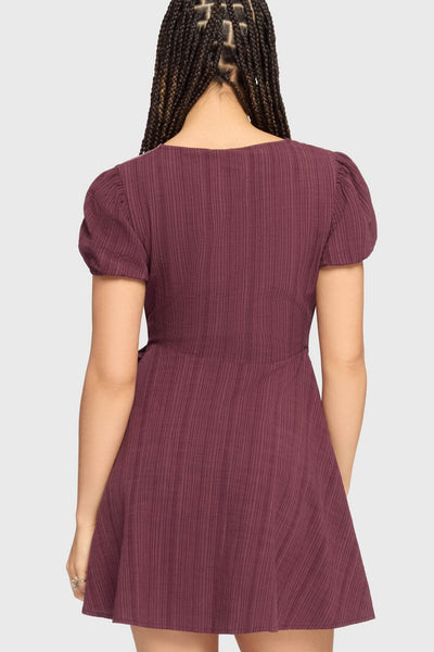 killstar purple dress Dusk's Garden Mini Dress