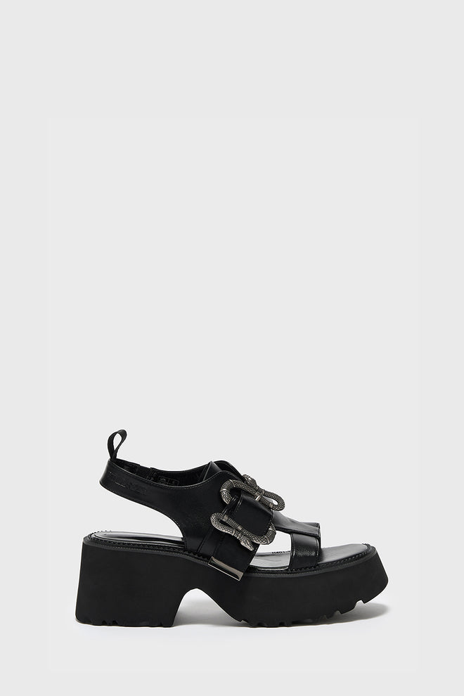 The Hollow Snake Buckle Sandal