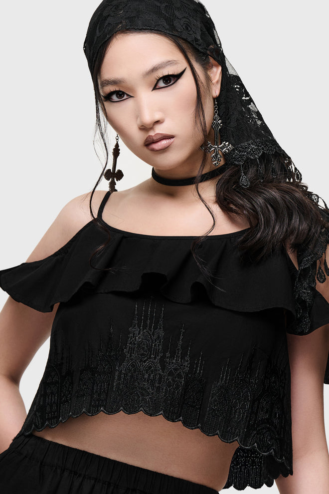 Thorned Spire Off The Shoulder Top