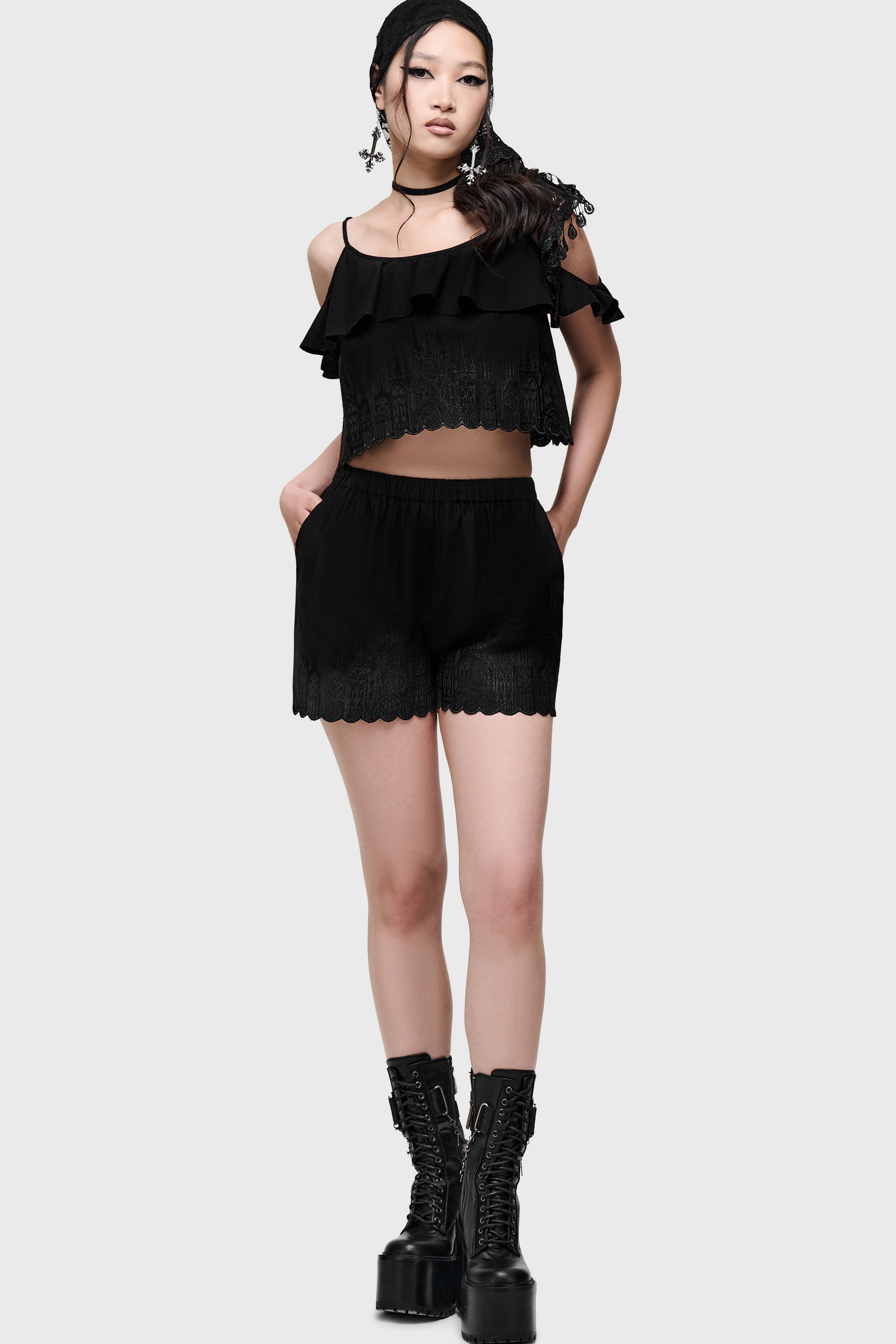 Thorned Spire Shorts ‐ KILLSTAR