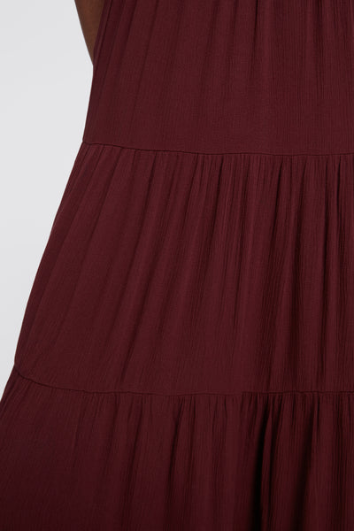 Thursday's Woe Maxi Skirt [Burgundy]
