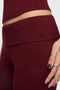 Twilight Viper Embroidered Flares [Burgundy]