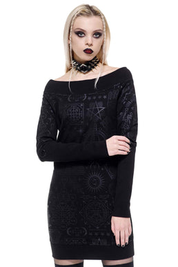 Unholy Sabbath Sweater Dress - Resurrect