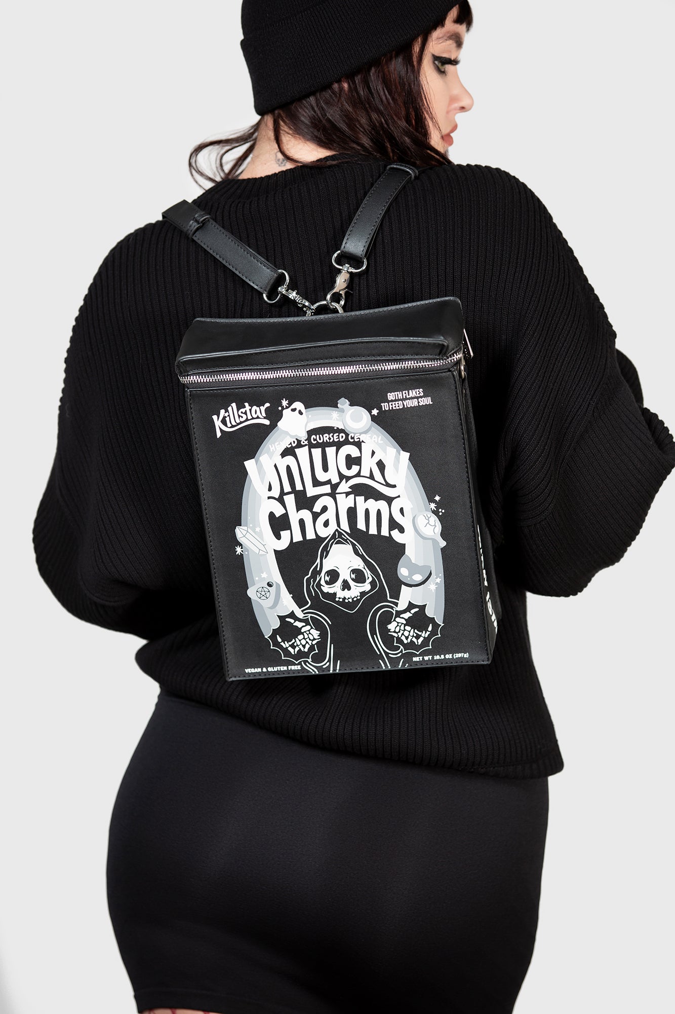 On sale Killstar goth crunch cereal box bag