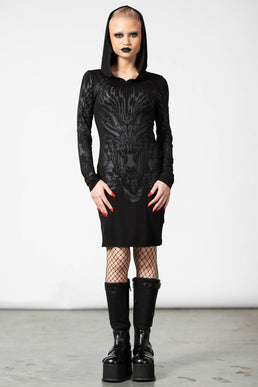 Untamed Hooded Dress - Resurrect