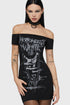 Up From Hell Bardot Dress