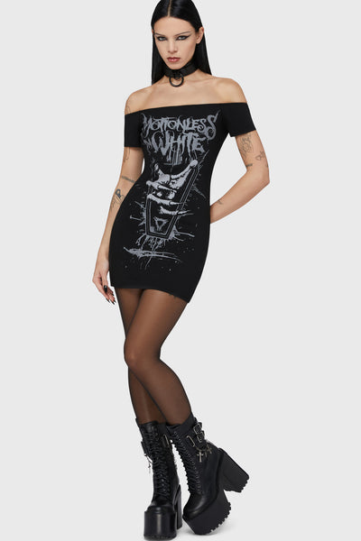 Up From Hell Bardot Dress