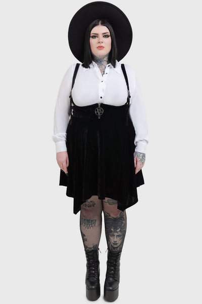 Vampfire Suspender Skirt [PLUS]