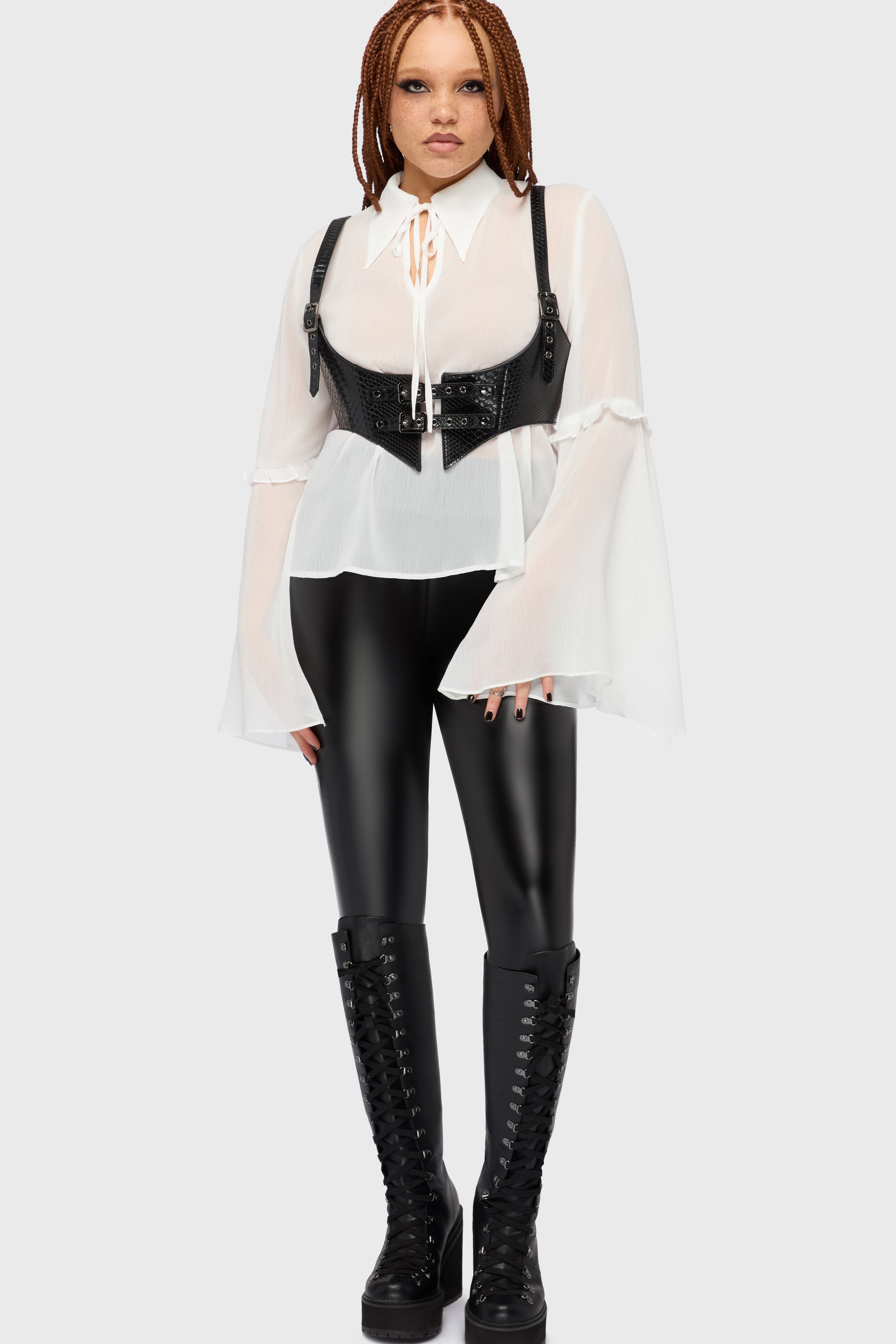 Venomous Rose Underbust Harness ‐ KILLSTAR