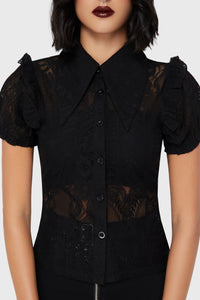 Vexina Lace Collar Blouse