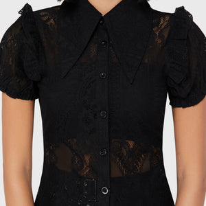 Vexina Lace Collar Blouse