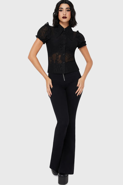 Vexina Lace Collar Blouse