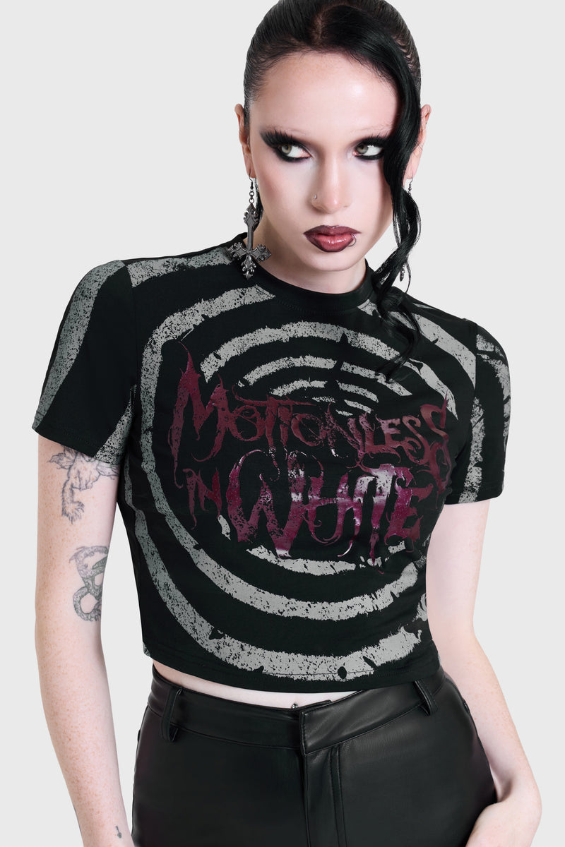 VOICES SPIRAL CROP TOP