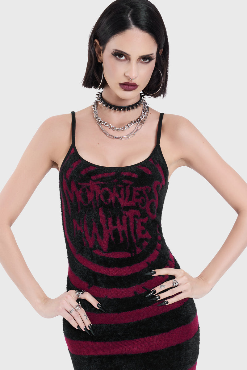 VOICES SPIRAL KNIT DRESS