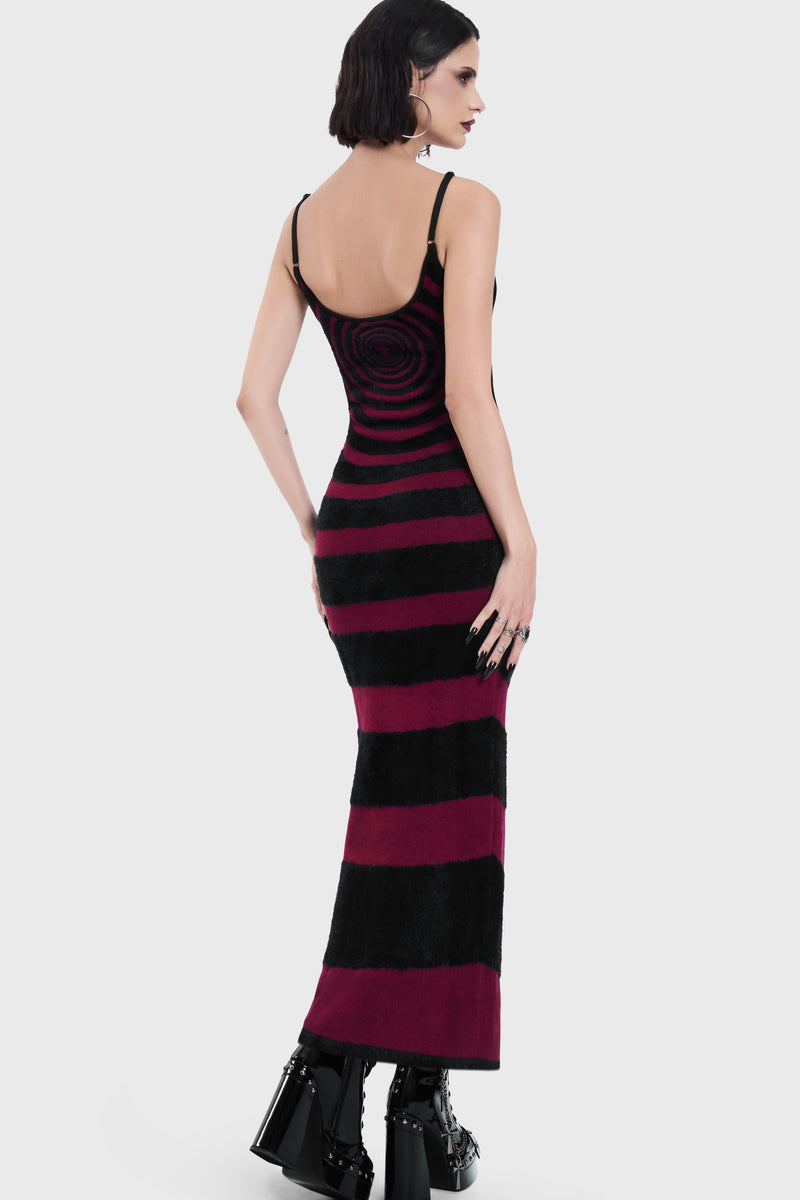 VOICES SPIRAL KNIT DRESS