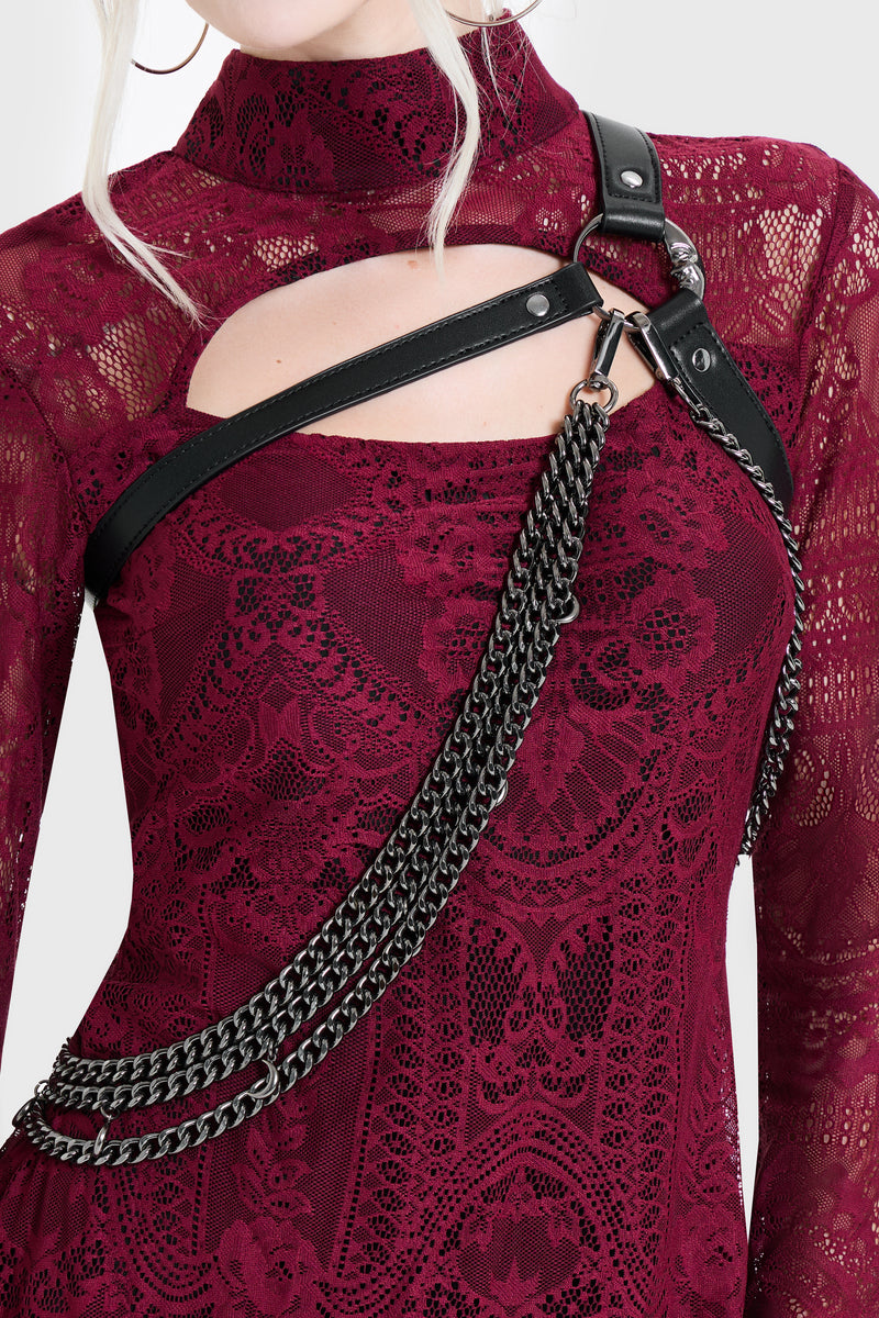 Waning Moon Asymmetric Chain Harness