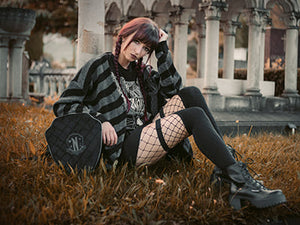 Killstar Blood Pact Flames Pentagrams Gothic Punk Satanic Leggings