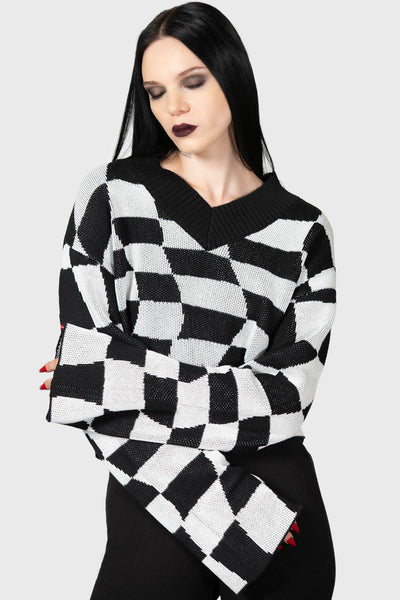 Infinity Republic - Black White Checkered Windless Full Sleeve