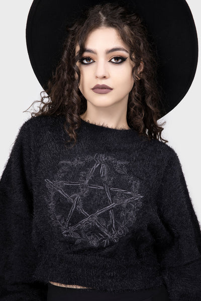 Winter Spirit Knit Sweater Killstar