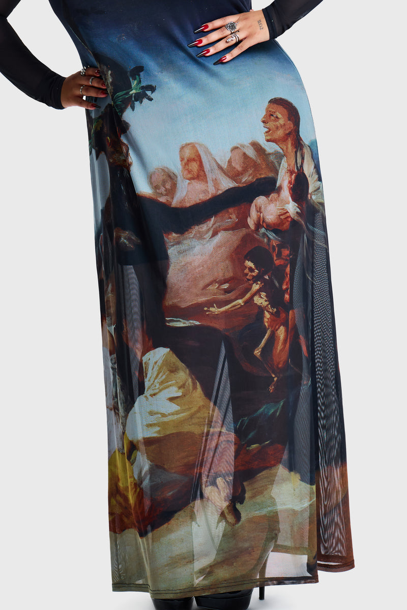 Witches' Sabbath Maxi Dress