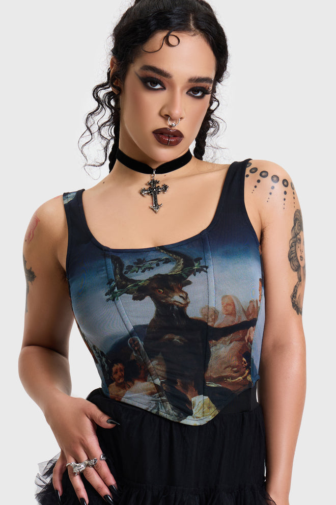 Witches' Sabbath Corset Top