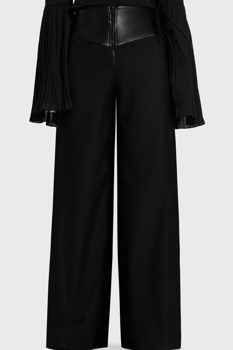 Witchmarked Zip Up Front Corp Trousers