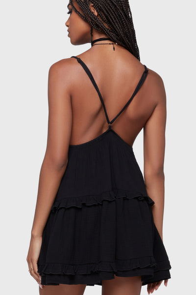 Wolfbane Cove Mini Dress [Black]