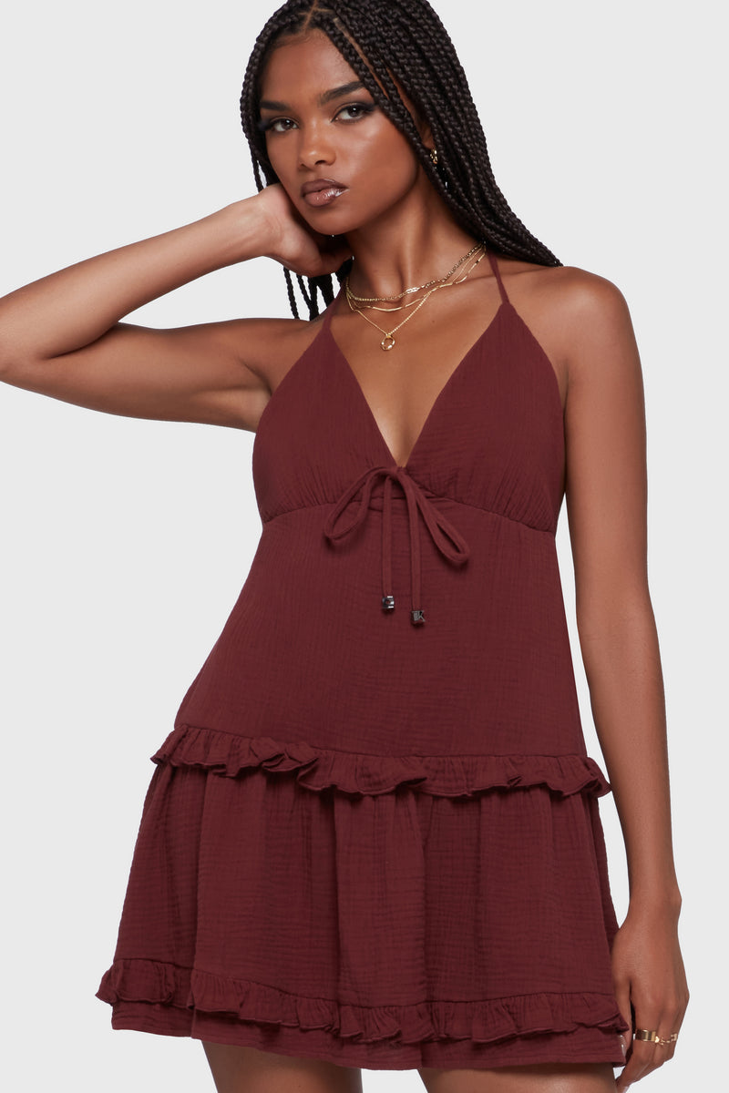 Wolfbane Cove Mini Dress [Red]