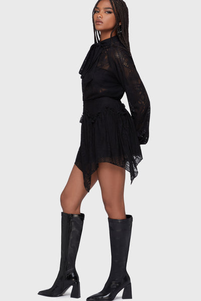 Wicked Waltz Mini Skirt