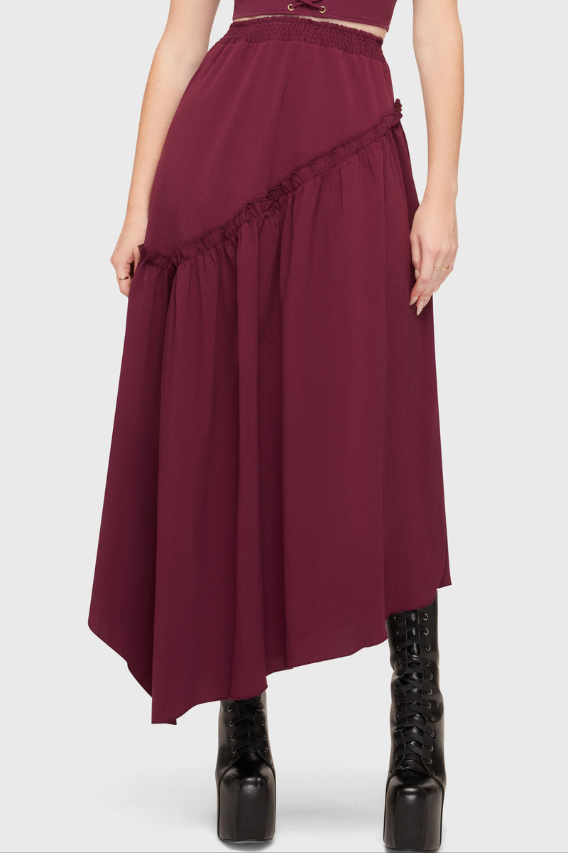Wild Petal Maxi Skirt