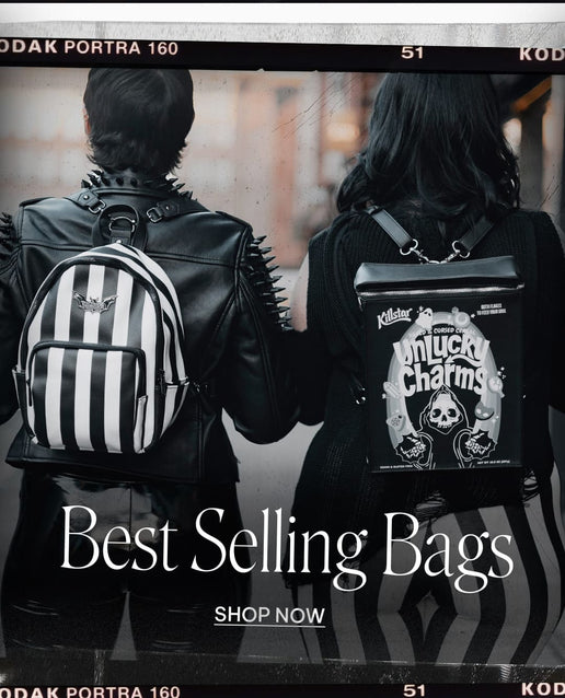 Plectrum Handbag - Shop Now - us.KILLSTAR.com  Plus size goth clothes, Plus  size goth, Gothic outfits