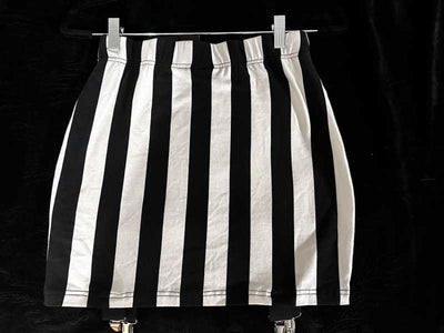 Black and white 2024 striped skirt 5t