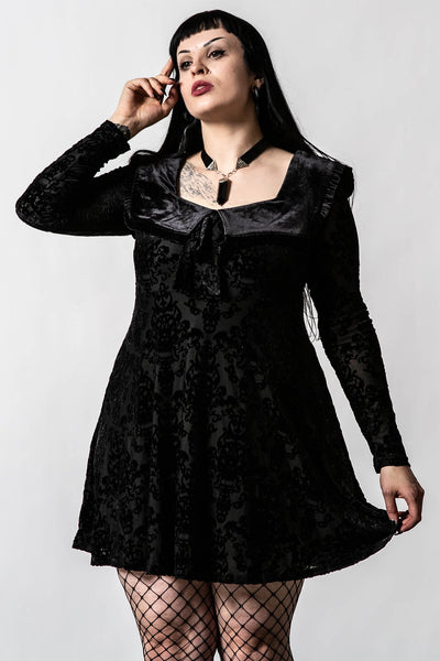 Angelyn burnout 2024 velvet dress