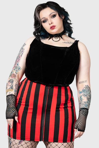 Avalanche Corset Top [PLUS] | Killstar