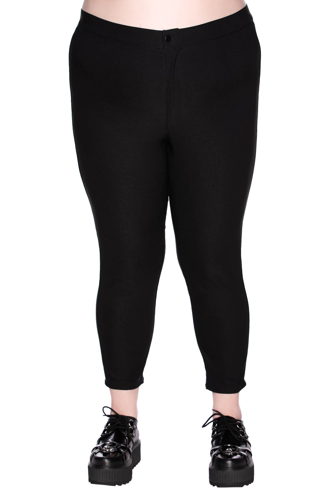 Killstar Capri Pants Bad Baby [Plus Size] (Size 4XL) - Colours Shop