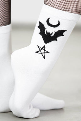 Bat Magic Socks [WHITE]