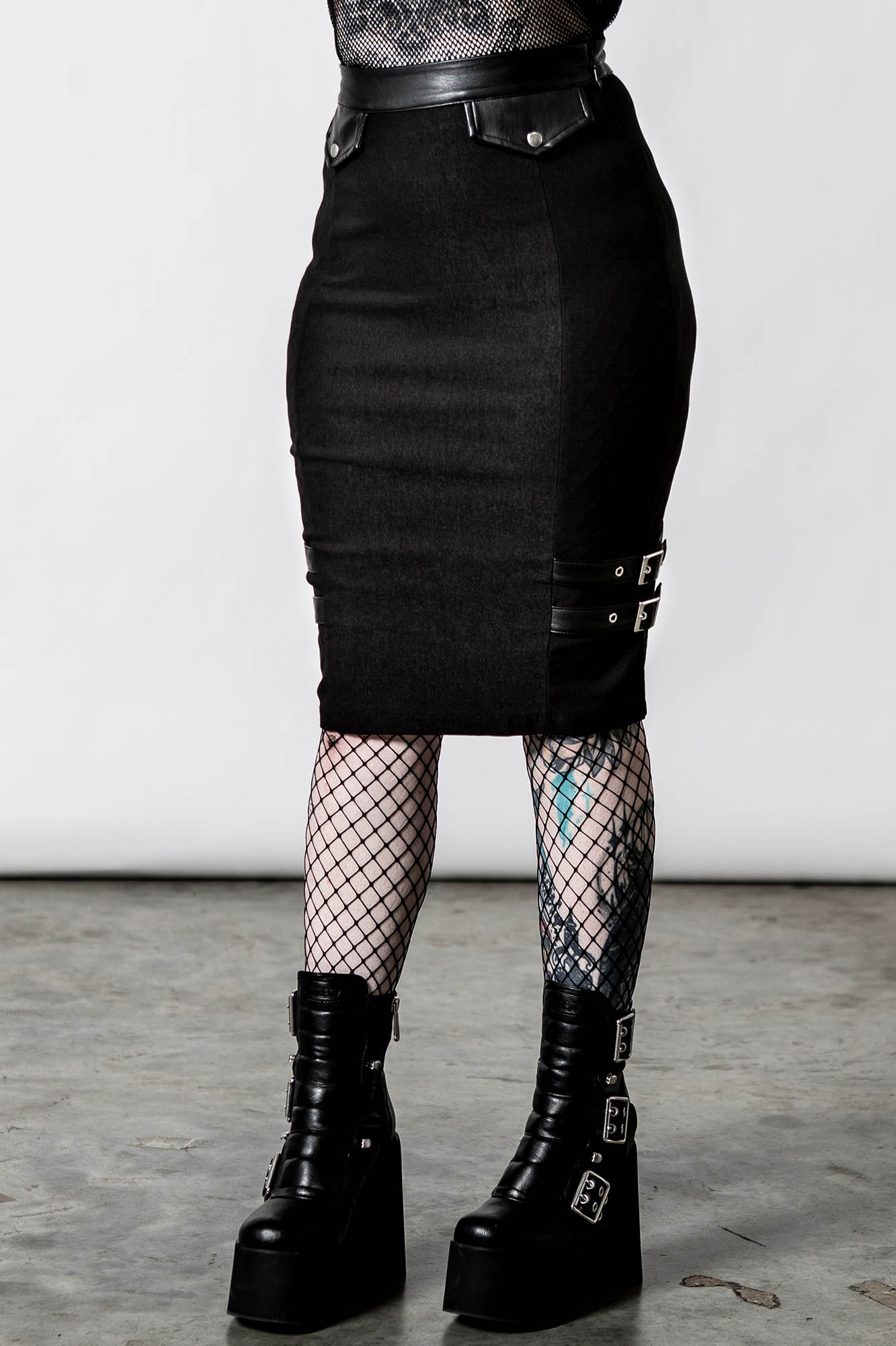 Bayonet Pencil Skirt | Killstar