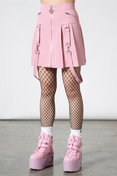 Blaire B*tch Mini Skirt [PASTEL PINK] | Killstar