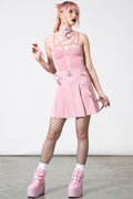 Blaire B*tch Mini Skirt [PASTEL PINK] | Killstar