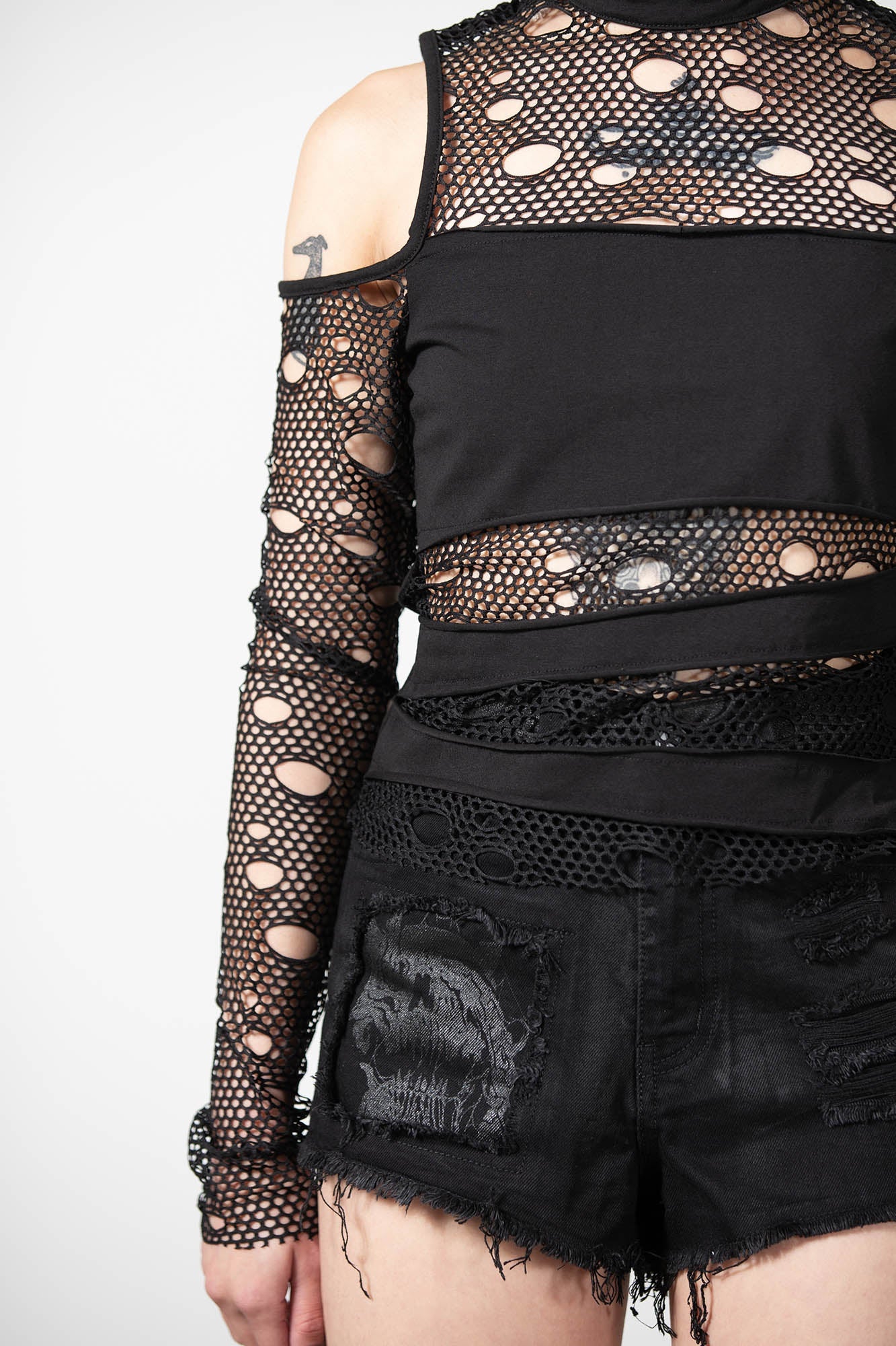 Hell Hound Fishnet Top - Killstar