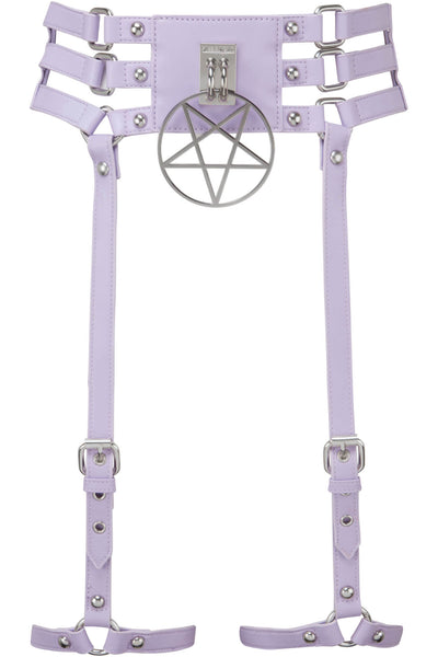 Baby Hex Suspender Belt [LILAC] [PLUS]