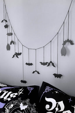Colony Of Bats Hanging Banner