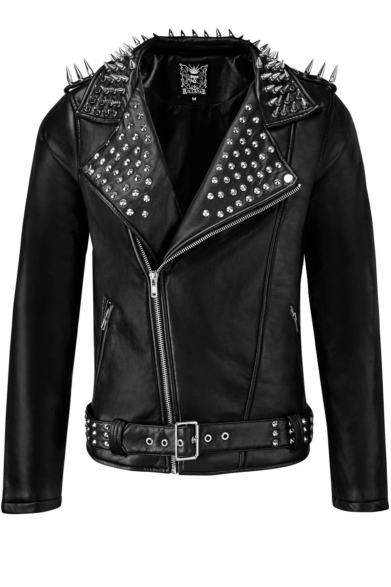 Killstar studded sale leather jacket